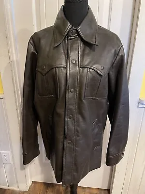 Novina By Mr. Murray Vinyl 'leather' Jacket Size M Vintage • $84.99