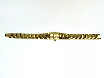 Vintage Waltham Wrist Watch Ywl359 Unique Gold Tone Bracelet Hidden Face • $19.95