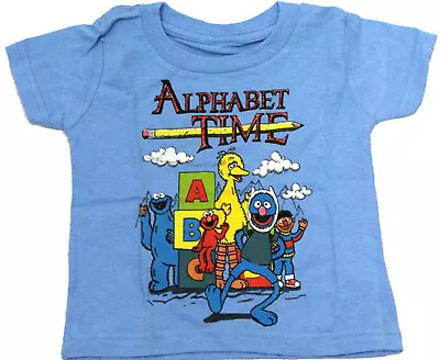 Sesame Street Alphabet Time Baby Infant Graphic Blue T-Shirt - NWT • $5