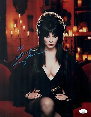 CASSANDRA PETERSON Signed 11x14 ELVIRA MISTRESS OF THE DARK Photo JSA COA CERT • $150