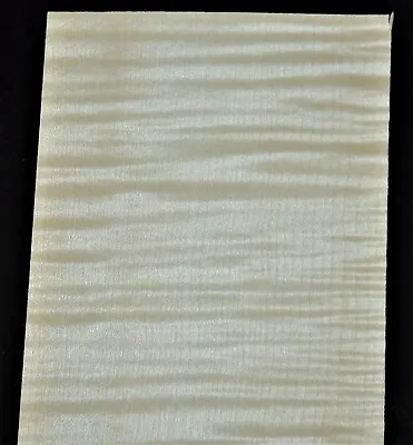 Curly Maple Raw Wood Veneer Sheet 5.5 X 17 Inches 1/42nd                 4666-35 • $4.99