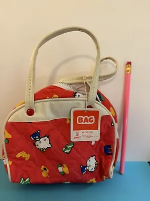 Vintage Sanrio Hello Kitty Zippered Bag 1970’s 1980’s • $39.99