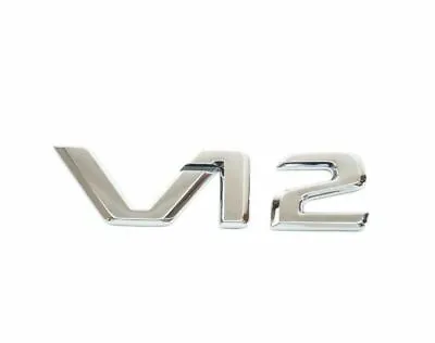 Genuine Mercedes V12 Emblem Decal S600 CL600 CL65 AMG W140 W215 W216 W220 R129 • $39.95