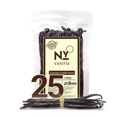 Fresh Organic Vanilla Beans Grade A - 6'- 8' Bulk Vanilla  - Free Shipping • $28.99