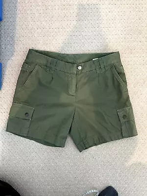 J.Crew Cargo City Fit Shorts Chino Broken Weathered Olive Green  Size 4 • $5.99