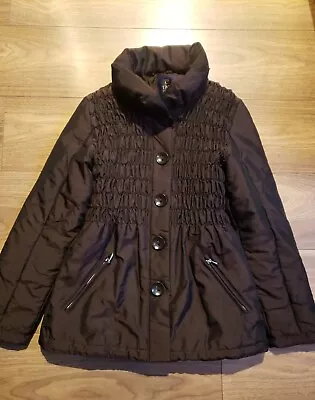 Tagg Equestrian Jacket Womens Small Brown Waterproof Stretch Padded Hooded  • £20