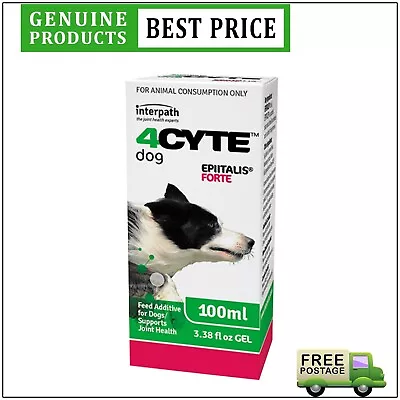 4Cyte Canine Epiitalis Forte Gel For Dogs 100 Ml For Joint Support • $69.92