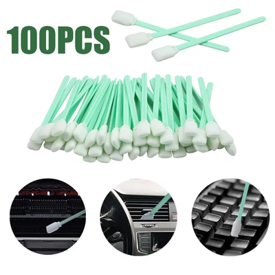 $17.98 • Buy 100x Solvent Cleaning Swabs For Printers Roland Mimaki Mutoh Epson Format InkJet