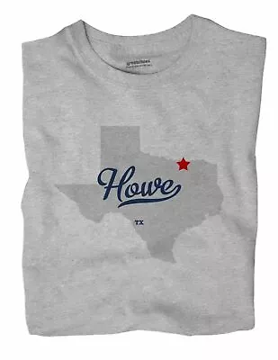 Howe Texas TX T-Shirt MAP • $18.99