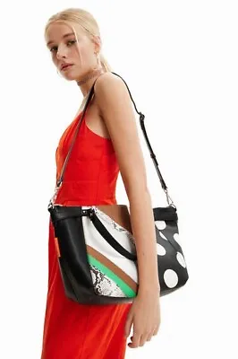 Desigual Women's Faux-Leather Shoulder Bag/Hand Bag  Brand New With Tag • $89