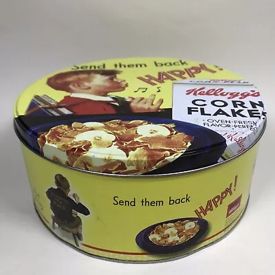 Modern Vintage Retro Style Kelloggs Corn Flakes Design Tin • £9.99