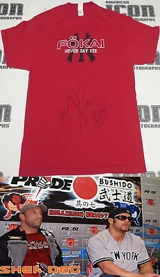 Phil Baroni Signed Official Walkout Shirt BAS Beckett COA UFC Pride FC Auto'd 5 • £115.69