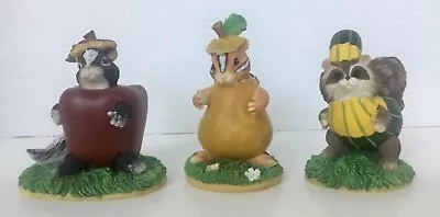 Charming Tails Figurines Raccoon Chipmunk Squirrel In Costume Silvestri Vintage • $29.99