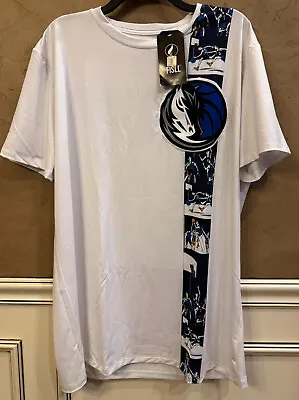 Fisll DALLAS Mavericks Men’s T-shirt Polyester White Size 3XL • $33.25