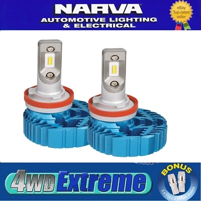 Narva H8 H9 H11 LED Headlight Performance Globes 12v 24v 5700k  18411 • $99