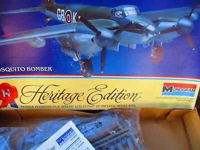 Heritage Edition Mosquito Bomber 1/48 Kit MONOGRAM 6064 NO DECALS 🔥1984 ISSUE • $25