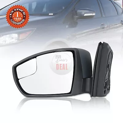 For 2015-2018 Ford Focus Driver Left Side View Mirror With Light Hand F1EZ17683R • $94.04