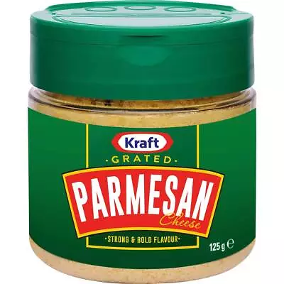 Kraft Grated Parmesan Cheese Powder Strong And Bold Flavour Pasta Topping 125g • $17