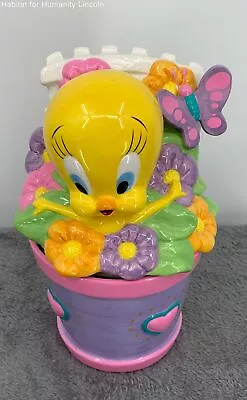 Gibson Looney Tunes Warner Bros. Sunshine Tweety Bird Cookie Jar 10.5  • $49.99