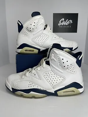 Nike Air Jordan 6 Retro Midnight Navy Men's Size 8.5 CT8529-141 OG ALL • $98.99