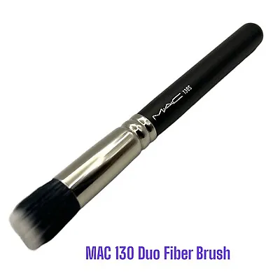 Mac 130 Short Duo Fiber Brush - New In Sleeve - Discontinued Version • $24.99