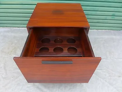 IB Kofod Larsen Rosewood End Table Bar Cabinet Nightstand Mid Century Modern • $1500