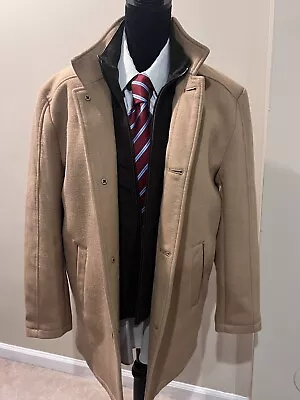 Johnston & Murphy Wool Pea Coat Size M • $200