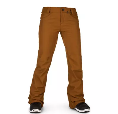 Volcom Species Stretch Pant Womens Brown  Small Nwot • $100