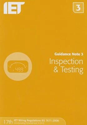 £6.23 • Buy Guidance Note 3: Inspection & Testing (Electrical Regulations)