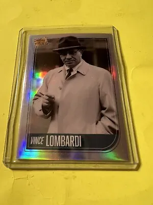 Vince Lombardi 2021 Pieces Of The Past Silver Glow Refractor Sp3 • $4.99