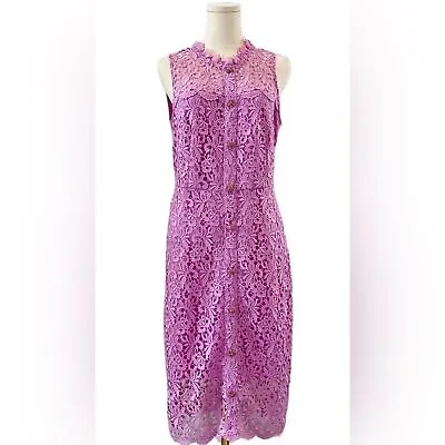 J.Crew Sleeveless Lace Sheath Dress • $49