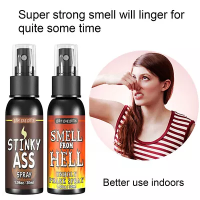 New Fart Liquid Spray Prank Stink Ass Gag Smell Bomb Joke Stinky Gas 30ML • $8.79