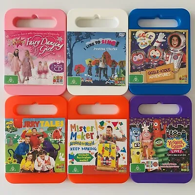 6 X Kids DVDs Bundle - Wiggles Giggle & Hoot Mister Maker Yo Gabba Gabba … • $24.99