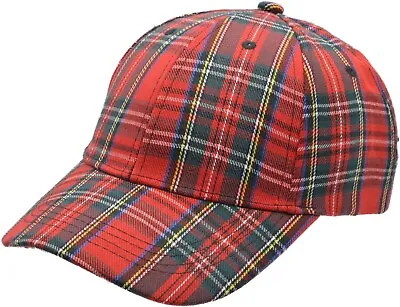 Fidra Scottish Tartan Baseball Cap One Size Snapback Adjustabe. • £9.95
