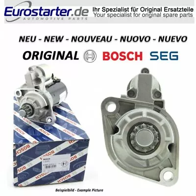 1x_ Starter Bosch SEG New Original 0001122201 For Mercedes G280 G300 Cdi W461 • $298.88