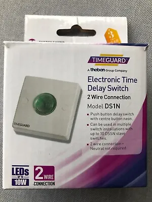 £26.95 • Buy Timeguard DS1N 2 Wire Electronic Time Delay Switch - Suitable For LED Lighting