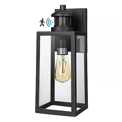 DEWENWILS Outdoor Wall Light With Motion Sensor Dusk To Dawn Porch Light Glass • $59.49