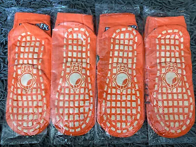 Trampoline Socks Promotex Lot Of 4 Jump Socks Large 9” Non-Slip Bottom Grip • $10