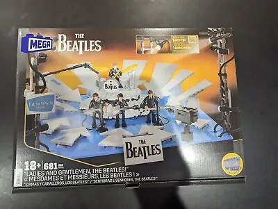 BEATLES! NEW SEALED Mega Blocks Ladies & Gentlemen The Beatles! Ed Sullivan Set • $129.99