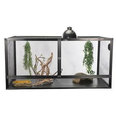 $159.99 • Buy 66-110 Gal Reptile Screen Cage Terrarium Chameleon Whole Mesh Enclosure Low