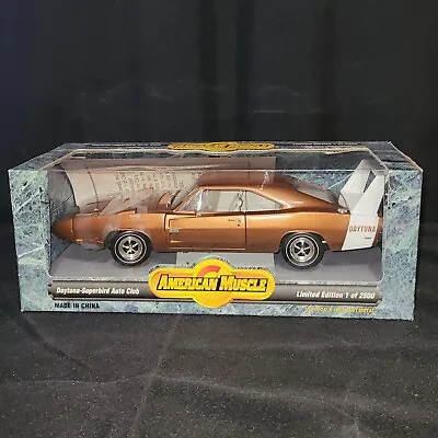 ERTL American Muscle 1969 Dodge Charger Daytona-Superbird Auto Club 1:18 Limited • $99.95