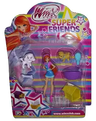 Winx Club Super Friends Bloom Dog Sitter Figurine With Accessories • $9.68