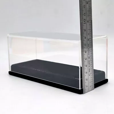 1:43 Acrylic Case Models Car Thicken Display Box Dustproof Black Flannel Bottom • $19.02