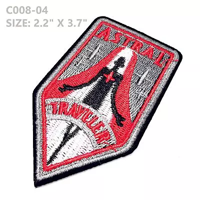 Astral Traveler Alien UFO Iron On Embroidered Patch 1752 • $2.89