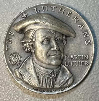 Silver Strike The Lutheran Church  '71 Medallic Art Religions Large  2.13 Ozt • $100