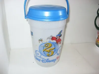 Walt Disney World Popcorn Bucket 1996 Magic Kingdom 25th Anniversary Mickey • $29.99