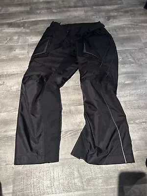 Cortech Sequoia XC  Men’s Black Motorcycle Pants Size 2XL Padded/Armored In EUC • $77