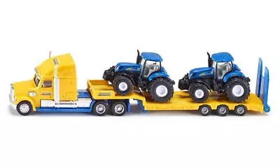 Truck With 2 New Holland Tractors - 1:87 Scale - Toy Vehicle • $47.12