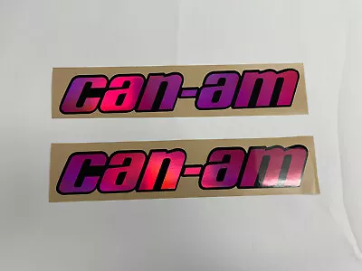 Can-am Canam Outlander Maverick Decal Set Pink Laminated Holographic Stickers • $29.99