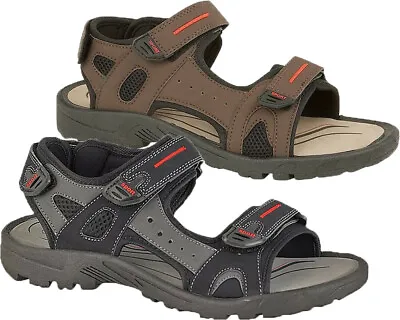 Mens Walking Hiking Sandals Trail Trekking Summer Beach Open Toe Sports Shoes • £15.99